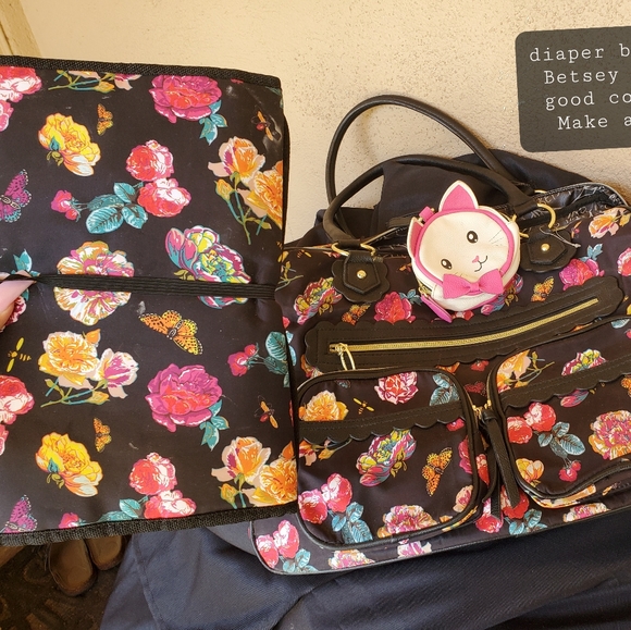 Betsey Johnson diaper bag
